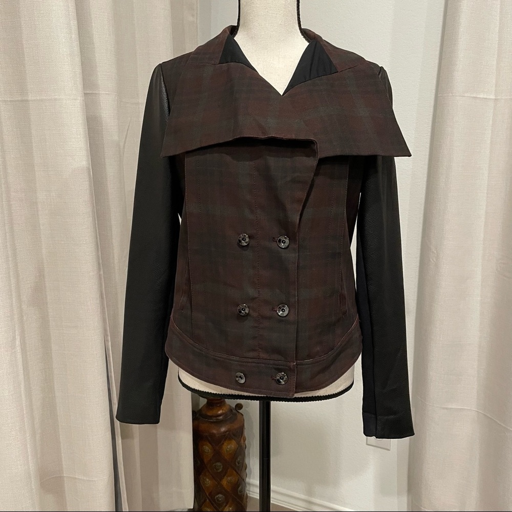 BCBGMaxAzria Plaid Jacket